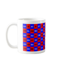 Dos palabras: Rojo azul EE.UU. Inglés