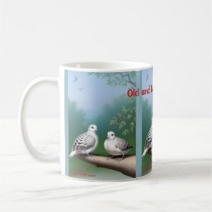 Taza De Café Dos palomas de tortuga, segundo día de los Navidad