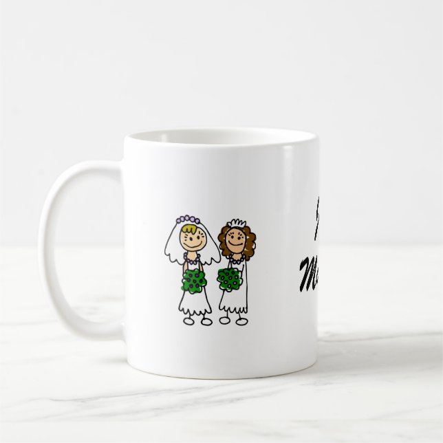 Taza De Café Dos pequeñas novias lindas (Izquierda)