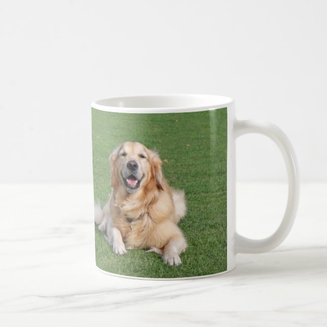 Taza De Café Dos perros perdigueros de oro hermosos (Derecha)