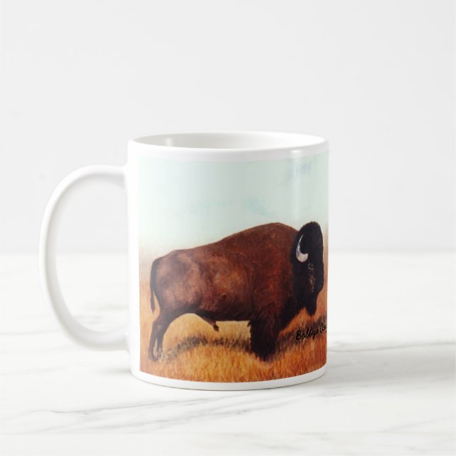 Taza De Café Dos pinturas del búfalo (Izquierda)