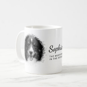 Taza De Café Dos plantillas de fotos de mascotas personalizadas