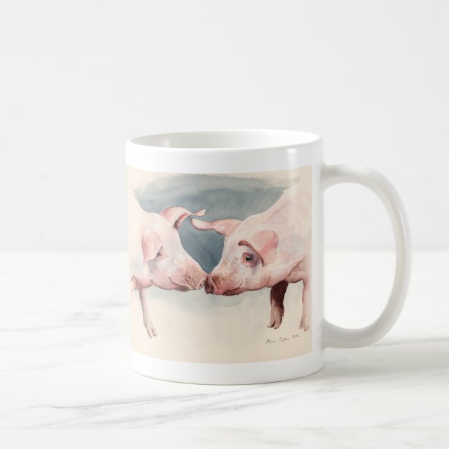Taza De Café Dos poco Piggies 2012 (Derecha)