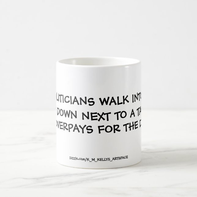 TAZA DE CAFÉ DOS POLÍTICOS CAMINAN HASTA UN BAR. (Centro)
