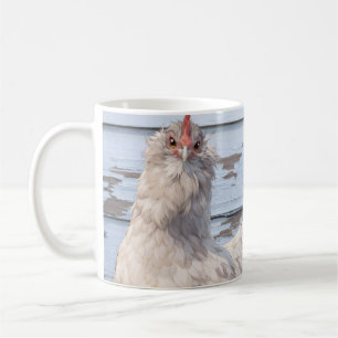 Taza De Café Dos Pollos Cocina de Granja Rústica Campestre