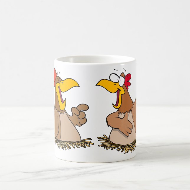 Taza De Café Dos pollos parlantes de café (Subido por el creador)
