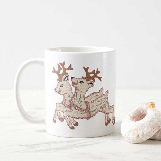 Taza De Café Dos renos (Con donut)