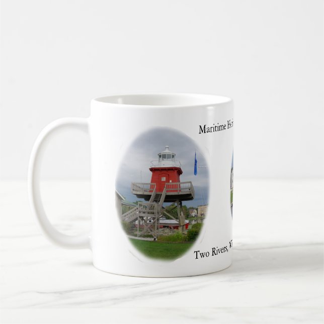Taza De Café Dos ríos, atraco marítimo de Wisconsin (Izquierda)