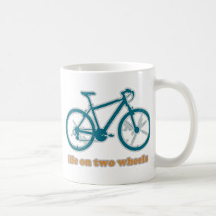 Taza De Café dos ruedas . bicicleta