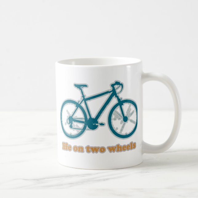 Taza De Café dos ruedas . bicicleta (Derecha)