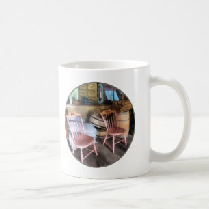 Taza De Café Dos Sillas Rosa En La Tienda General
