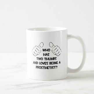 Taza De Café Dos Thumbs.. Prostético