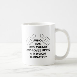 Taza De Café Dos Thumbs.. Terapia física
