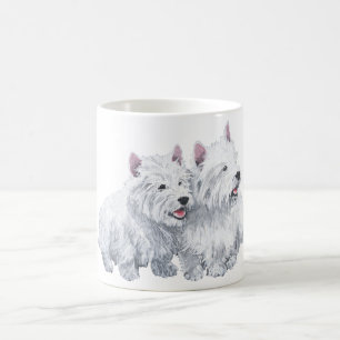 Taza De Café Dos West Highland White Terriers