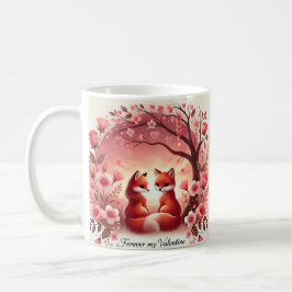 Taza De Café Dos zorros me robaste el corazón