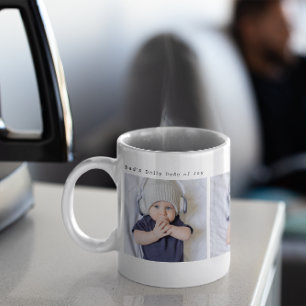 Taza De Café Dosis diaria de papá de Personalizado de la alegrí