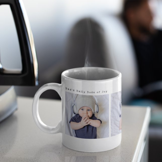 Taza De Café Dosis diaria de papá de Personalizado de la alegrí (Subido por el creador)