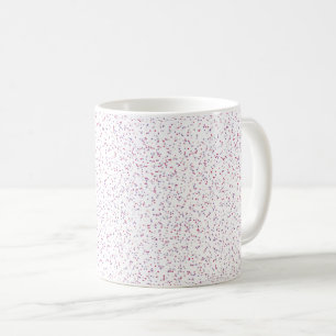 Taza De Café Dosis rosadas y moradas de Berry Sweet Speckled