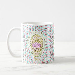 Taza De Café Dotty Egyptian Cobra Mug