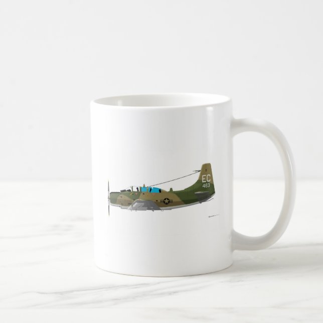 Taza De Café Douglas A-1E Skyraider (Derecha)