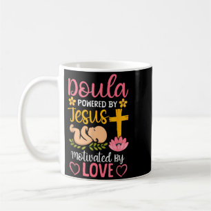 Taza De Café Doula Trabajadora de Parto Jesús Fe Doula Cristian