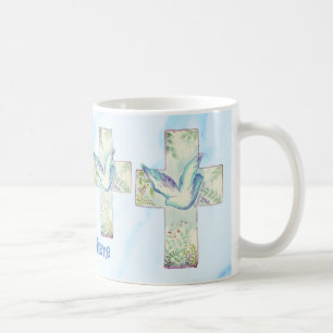 Taza De Café Dove Cross Mug
