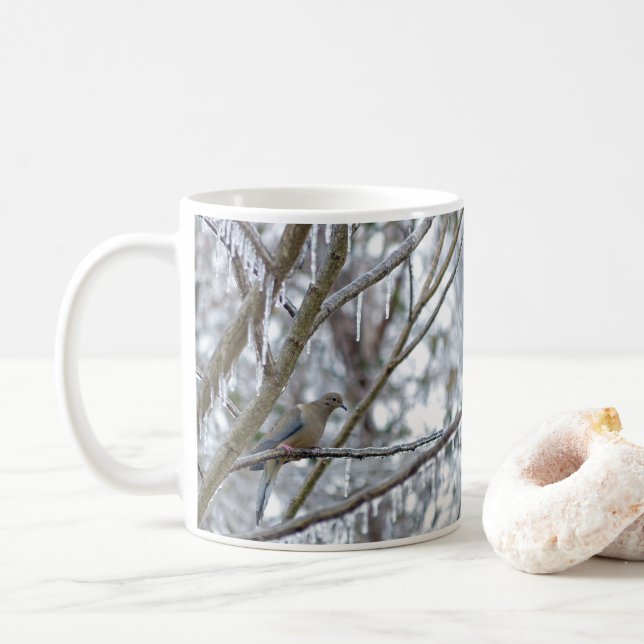 Taza De Café Dove de duelo (Con donut)