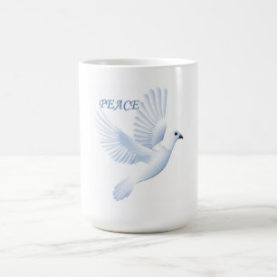 TAZA DE CAFÉ DOVE DE LA PAZ