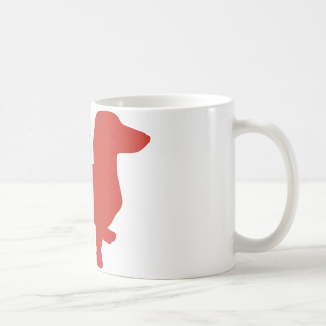 Taza De Café Doxie - Dacshund (Derecha)