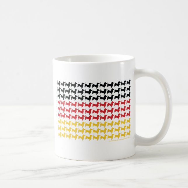 TAZA DE CAFÉ DOXIE-GERMAN-FLAG (Derecha)