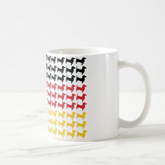 TAZA DE CAFÉ DOXIE-GERMAN-FLAG (Derecha)