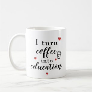 Taza De Café Doy vuelta al café en la educación