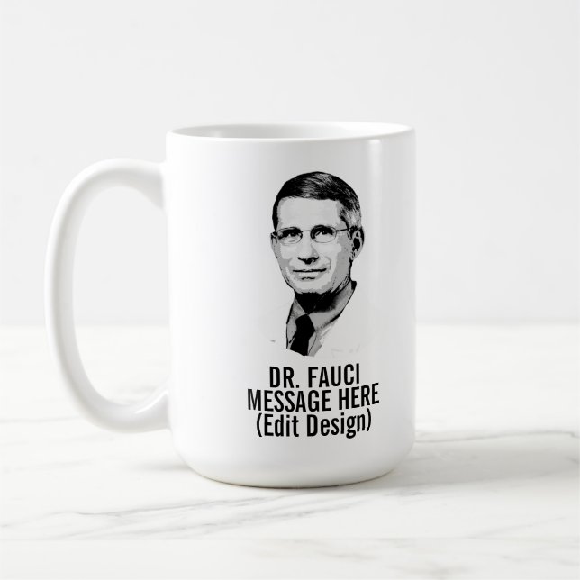 TAZA DE CAFÉ DR. FAUCI (Izquierda)