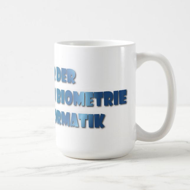 Taza De Café DR medizinischen Biometrie und Bioinformatik (Derecha)
