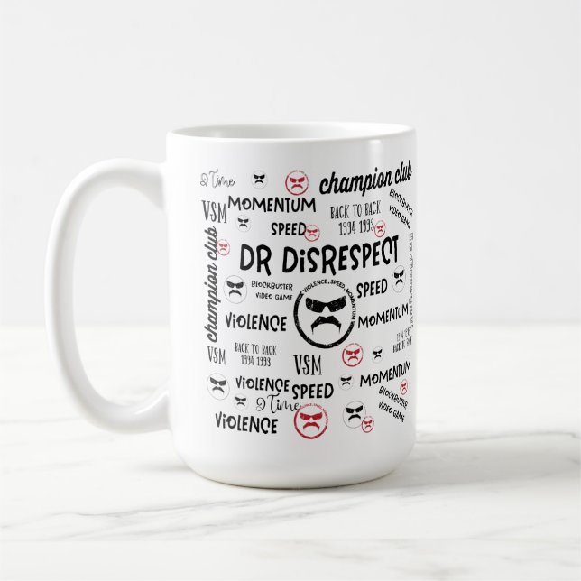 Taza De Café Dr. No Respeto Violencia Velocidad Momentum (Izquierda)