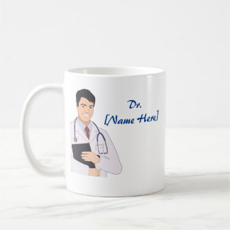 Taza De Café Dr. Nombre Personalizado Mejor regalo Médica Café