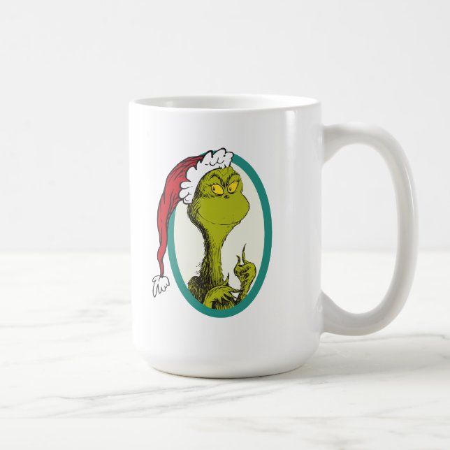 Taza De Café Dr. Seuss | El Grinch (Derecha)