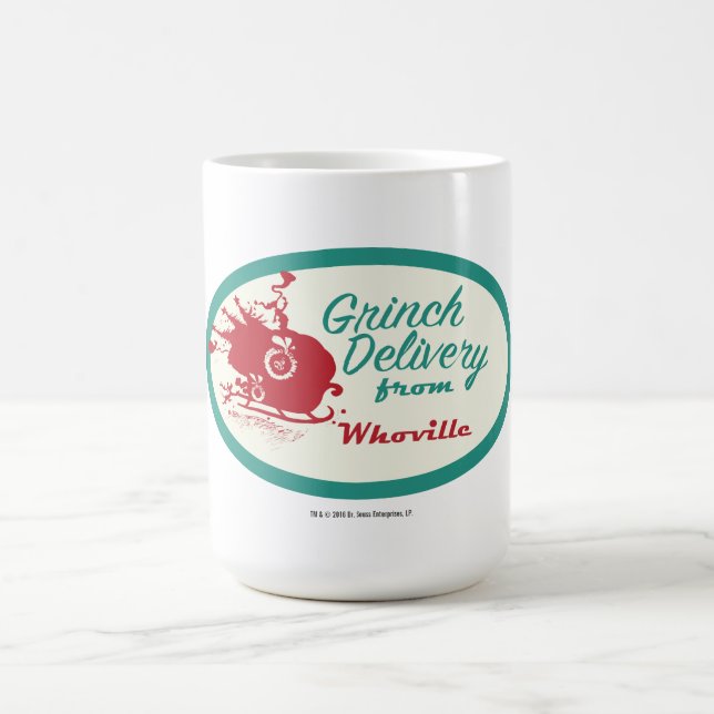 Taza De Café Dr. Seuss | Entrega Grinch de Who-ville (Centro)