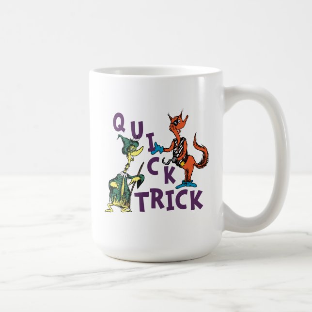 Taza De Café Dr. Seuss | Gráfica de Halloween de truco rápido (Derecha)