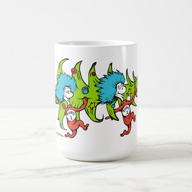Taza De Café Dr. Seuss | Grinch | Navidades de Thing One Thing (Centro)