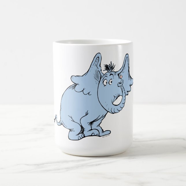 Taza De Café Dr. Seuss | Horton de lado (Centro)