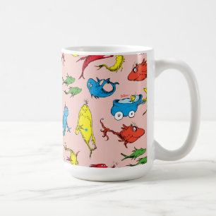 Taza De Café Dr. Seuss   Patrón de Un pez dos peces