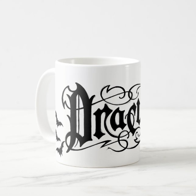 Taza De Café Drácula de Halloween (Anverso izquierdo)