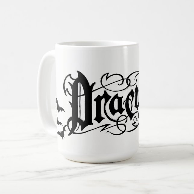 Taza De Café Drácula de Halloween (Anverso izquierdo)