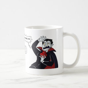 Taza De Café Drácula: ¡No... no imanes!