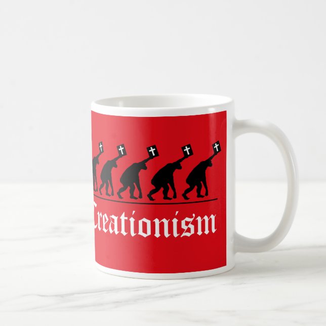 Taza De Café Dragadores de nudillas creacionistas -  (Derecha)