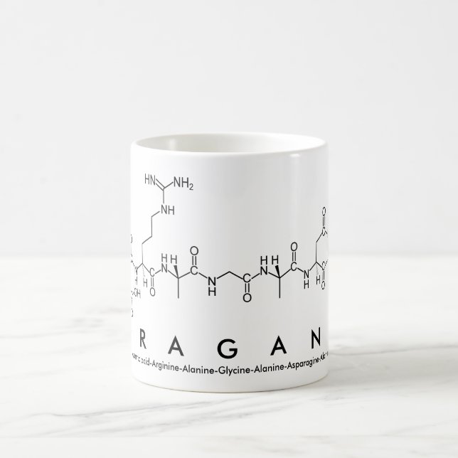 Taza De Café Dragana peptide nombre mug (Centro)