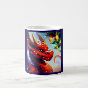 Taza De Café Dragón 2 de los navidades