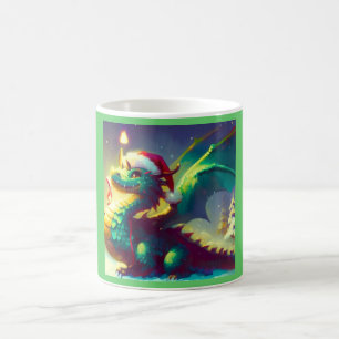 Taza De Café Dragón 3 de los navidades