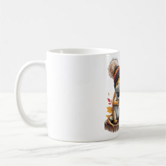 Taza De Café Dragón acogedor con barba de otoño y café